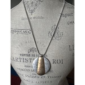 The Sak New with Tags Mixed Metal Pendant Festival Swiftie Necklace